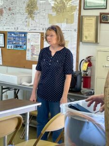 Michelle N8YM at 2021 WARC ARRL Field day