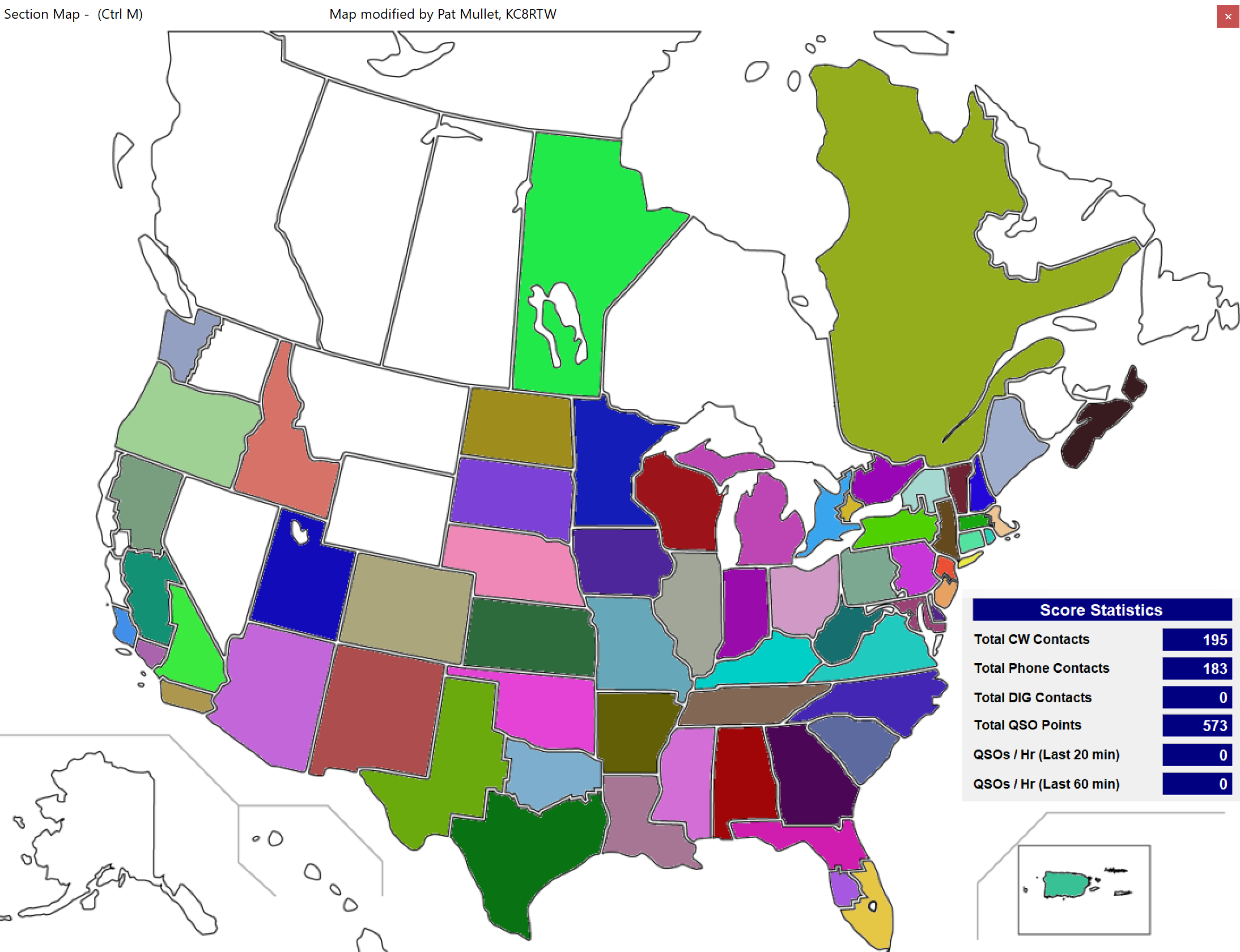 2023 field day sections map